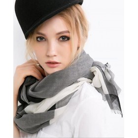 Pure Cashmere Scarves Beige Thin Women Fashional Winter Scarf